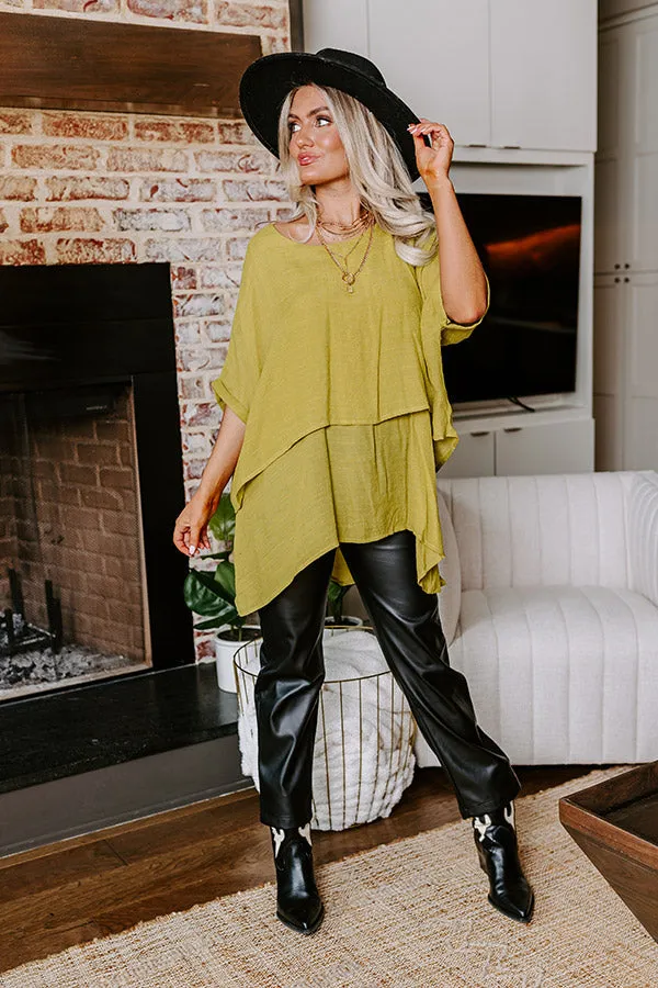 Tranquil Time Shift Top In Lime Punch sold by Impressions product image thumbnail 2