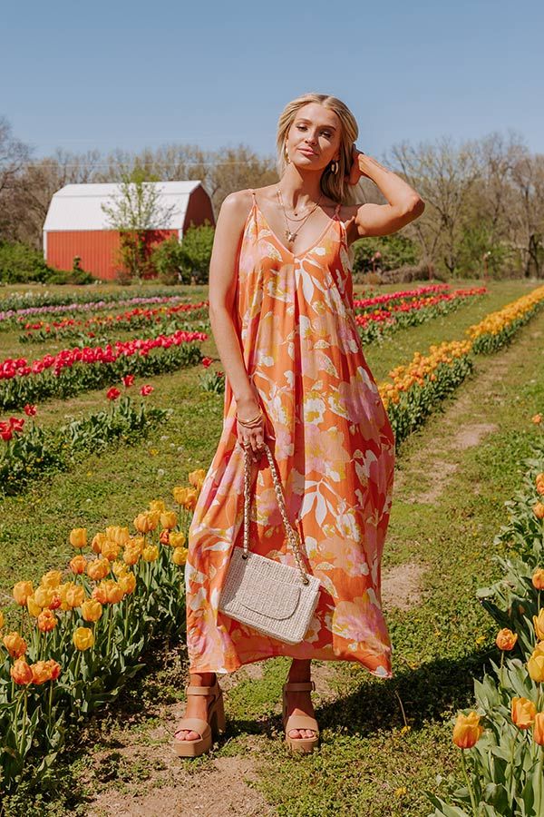 Picking Petals Maxi In Orange sold by Impressions product image thumbnail 3