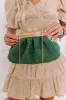 Out And About Woven Purse in Green sold by Impressions