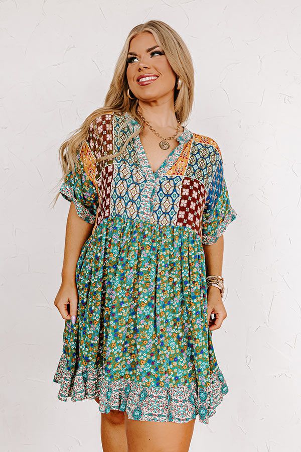 Botanical Bliss Babydoll Dress Curves sold by Impressions product image thumbnail 5