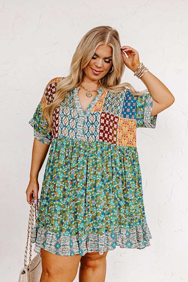 Botanical Bliss Babydoll Dress Curves sold by Impressions product image thumbnail 2