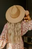Love Of Lattes Felt Fedora In Iced Latte sold by Impressions