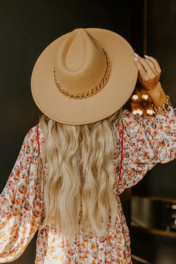 Love Of Lattes Felt Fedora In Iced Latte sold by Impressions product image thumbnail 4