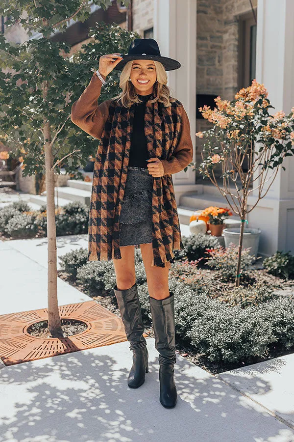 Aspen Plans Shrug Sweater In Brown sold by Impressions product image thumbnail 5