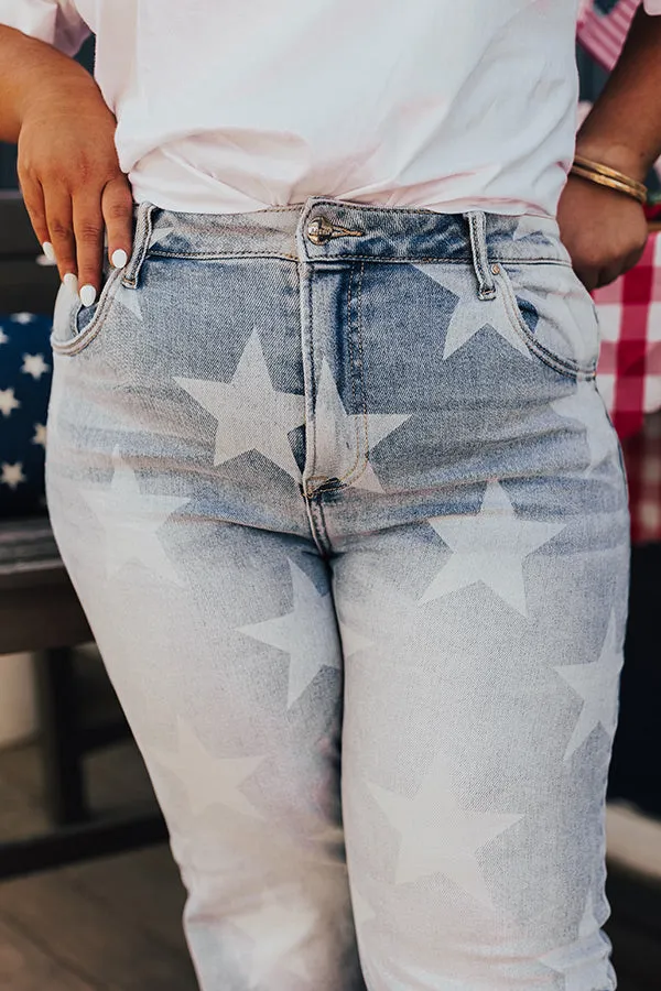 Risen Chasing Stars High Waist Straight Leg Jean Curves sold by Impressions product image thumbnail 4