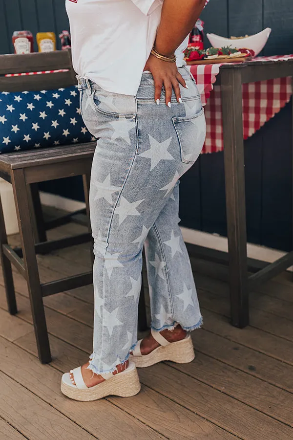 Risen Chasing Stars High Waist Straight Leg Jean Curves sold by Impressions product image thumbnail 5