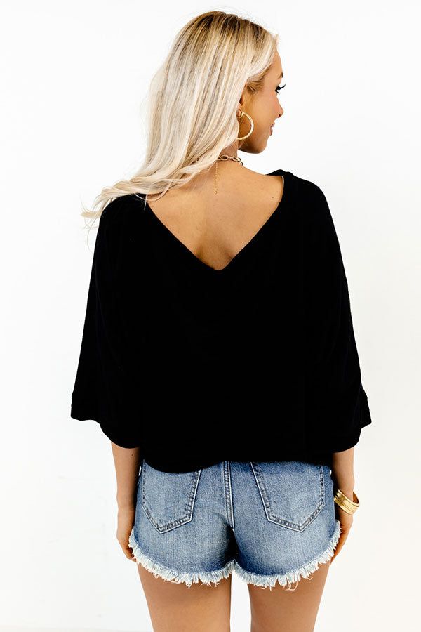 Central Avenue Sweetness Top In Black sold by Impressions product image thumbnail 4