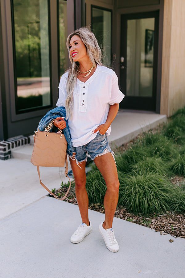 Take The Time Tee In White sold by Impressions product image thumbnail 2