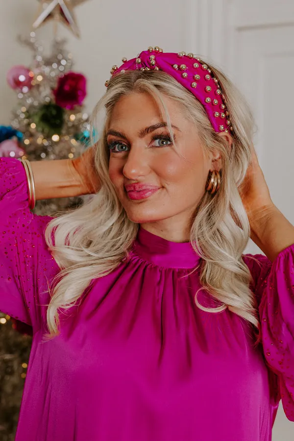 Buttercup Kisses Embellished Headband In Orchid sold by Impressions product image thumbnail 2