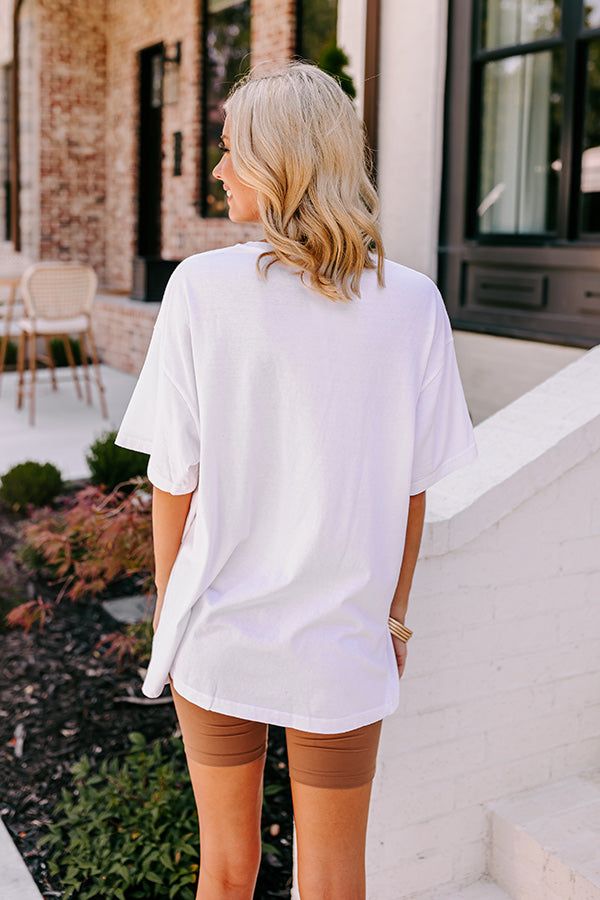 Keep Interest Oversized Tee In White sold by Impressions product image thumbnail 4