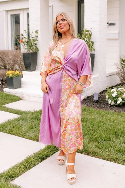 For The Frill Of It Satin Midi Curves sold by Impressions