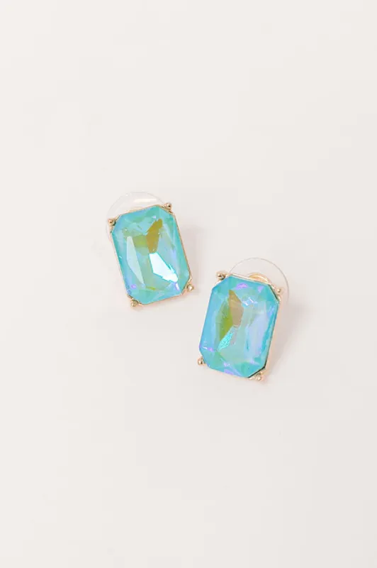 Colorful Coastline Earrings in Sky Blue sold by Impressions