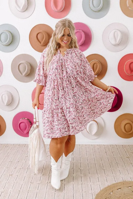 Garden Glory Shift Dress Curves sold by Impressions