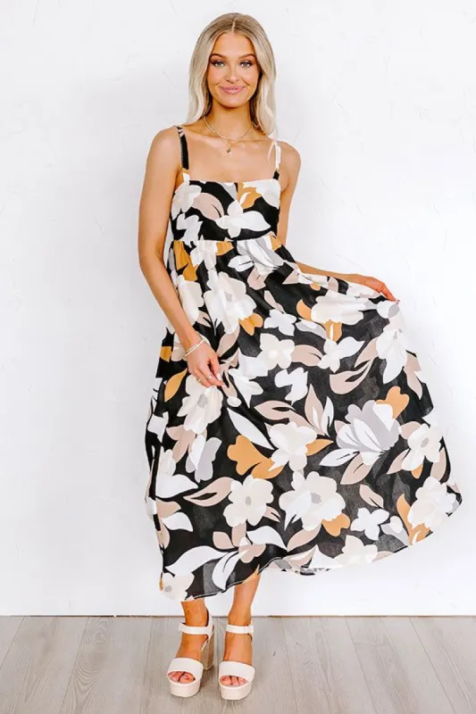 Hula Happiness Midi In Black sold by Impressions