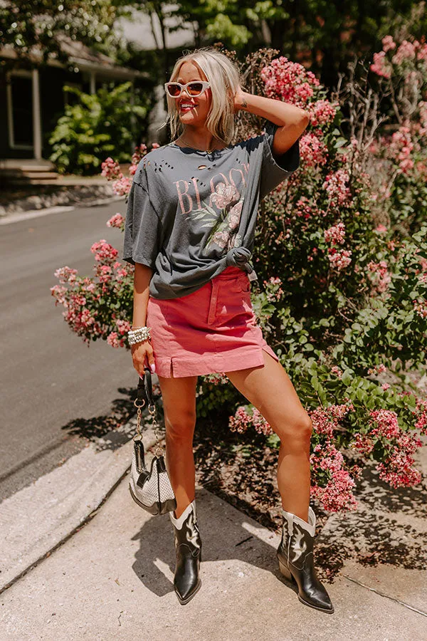 The Willow High Waist Skort in Rose sold by Impressions product image thumbnail 3