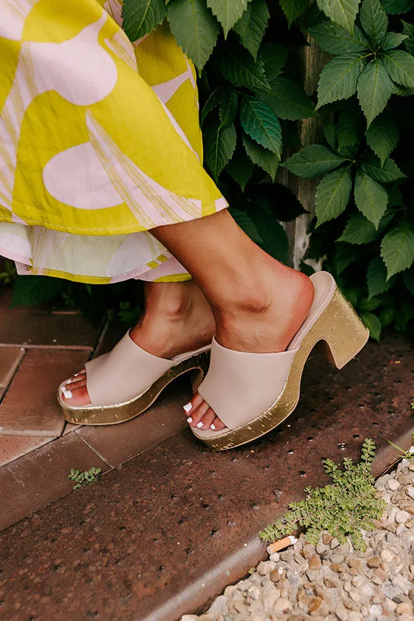 The Aaliyah Faux Leather Heel in Warm Taupe sold by Impressions product image thumbnail 3