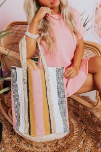 Wonderful Wishes Woven Tote sold by Impressions