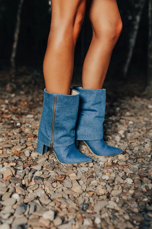 The Parker Denim Bootie sold by Impressions