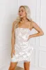 Floral Moment Embroidered Mini Dress in White sold by Impressions