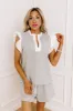 Causal Comforts Shift Top in Grey sold by Impressions