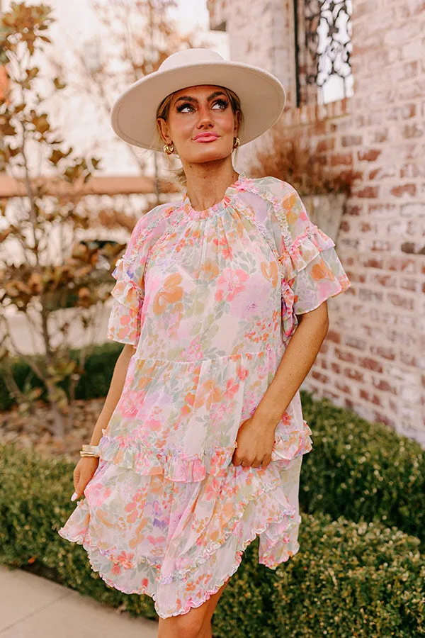 Sweet Blossom Ruffle Mini Dress sold by Impressions product image thumbnail 3