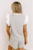 Causal Comforts Shift Top in Grey sold by Impressions