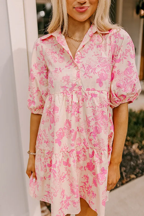 Botanical Blooms Floral Mini Dress sold by Impressions product image thumbnail 3