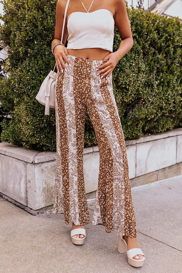 The Pine High Waist Flare In Camel sold by Impressions product image thumbnail 2