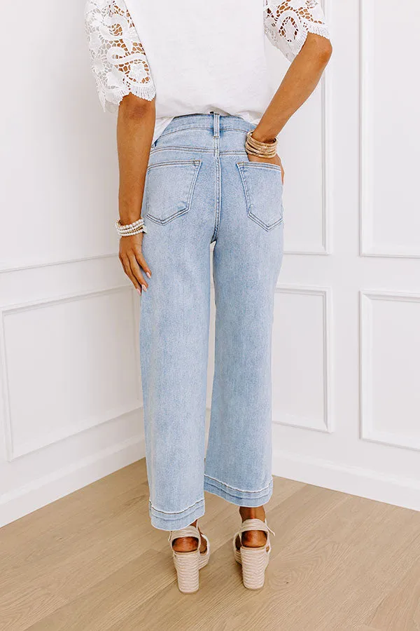Risen Raelynn High Waist Wide Leg Jean in Light Wash sold by Impressions product image thumbnail 5