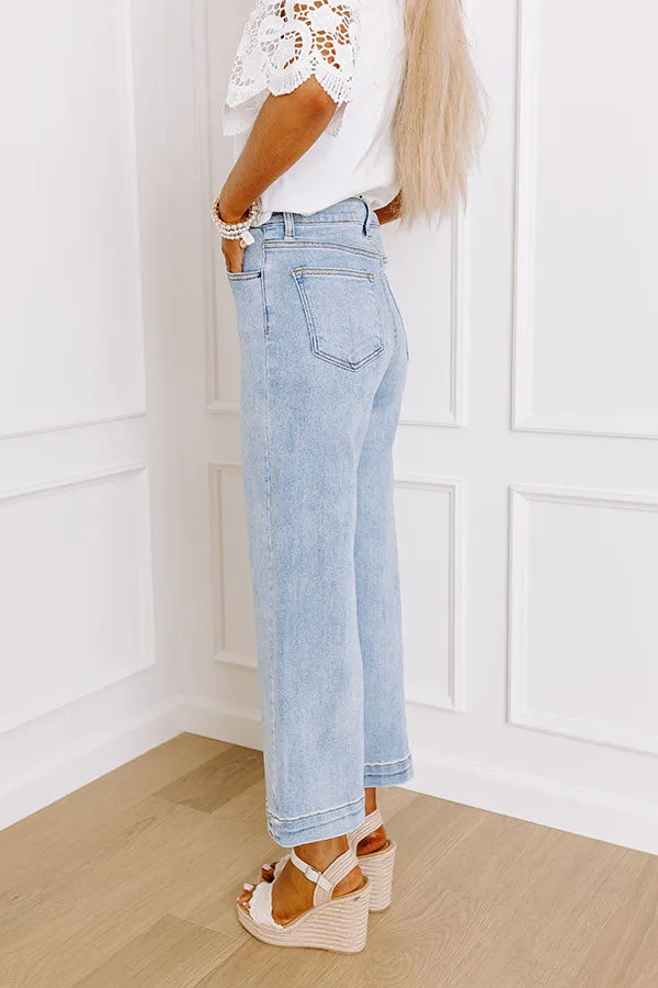 Risen Raelynn High Waist Wide Leg Jean in Light Wash sold by Impressions product image thumbnail 4