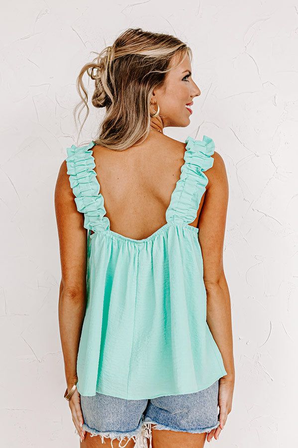 On A Wave Shift Top in Ocean Wave sold by Impressions product image thumbnail 4