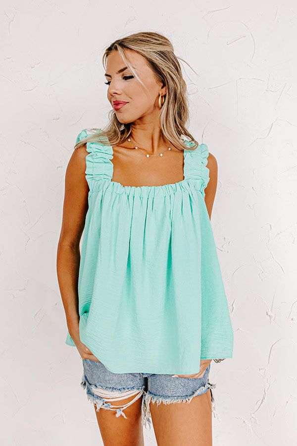 On A Wave Shift Top in Ocean Wave sold by Impressions product image thumbnail 3