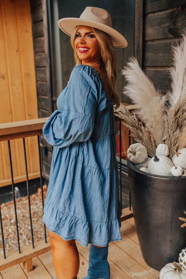 Easy To Style Chambray Mini Dress Curves sold by Impressions product image thumbnail 5