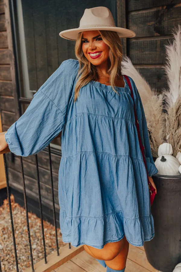 Easy To Style Chambray Mini Dress Curves sold by Impressions product image thumbnail 3