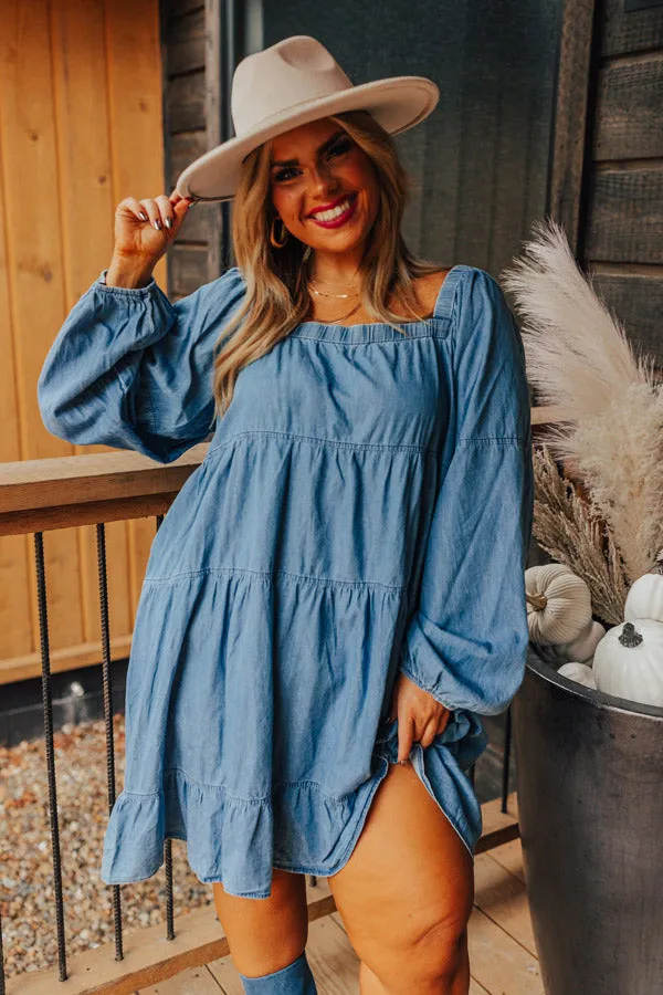 Easy To Style Chambray Mini Dress Curves sold by Impressions product image thumbnail 4