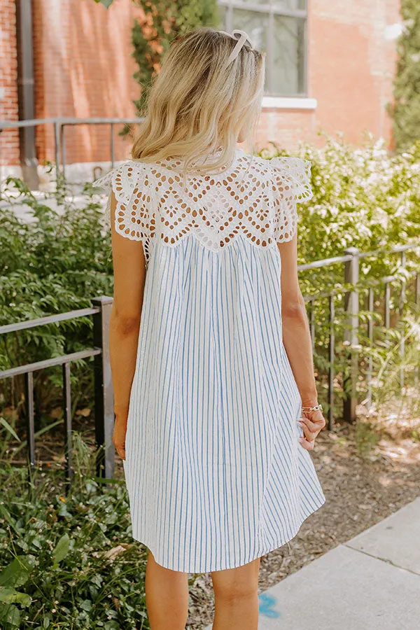 Charleston Charm Eyelet Mini Dress sold by Impressions product image thumbnail 5