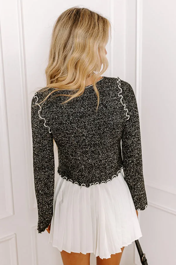 Moving Too Fast Knit Top In Black sold by Impressions product image thumbnail 2