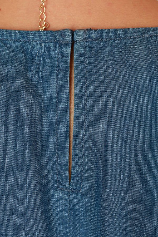 A Chambray Day Babydoll Top sold by Impressions product image thumbnail 6