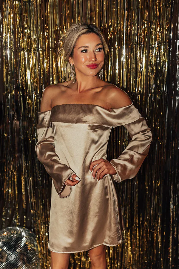 Alluring Invite Satin Mini Dress sold by Impressions product image thumbnail 5