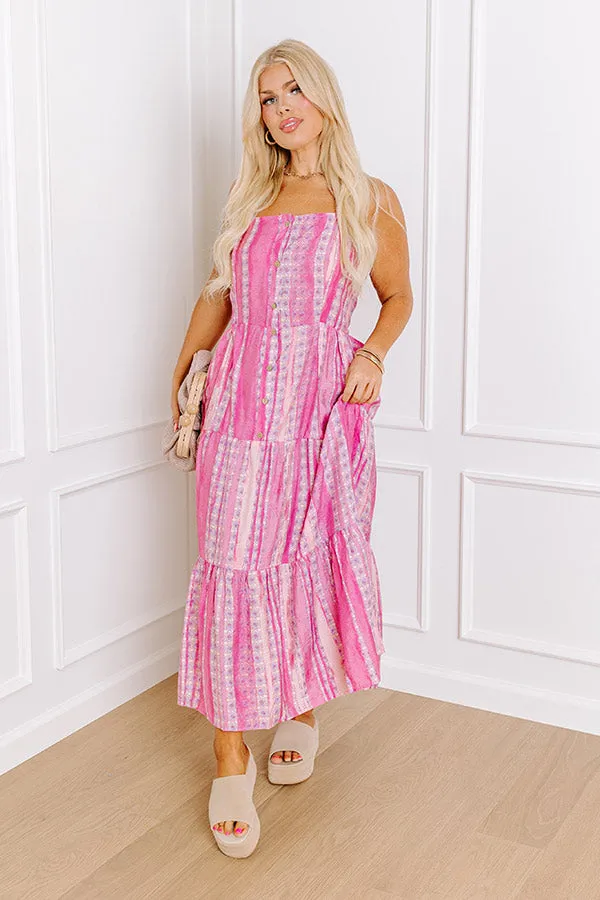 Sunny in Santa Barbara Midi in Blush Curves sold by Impressions