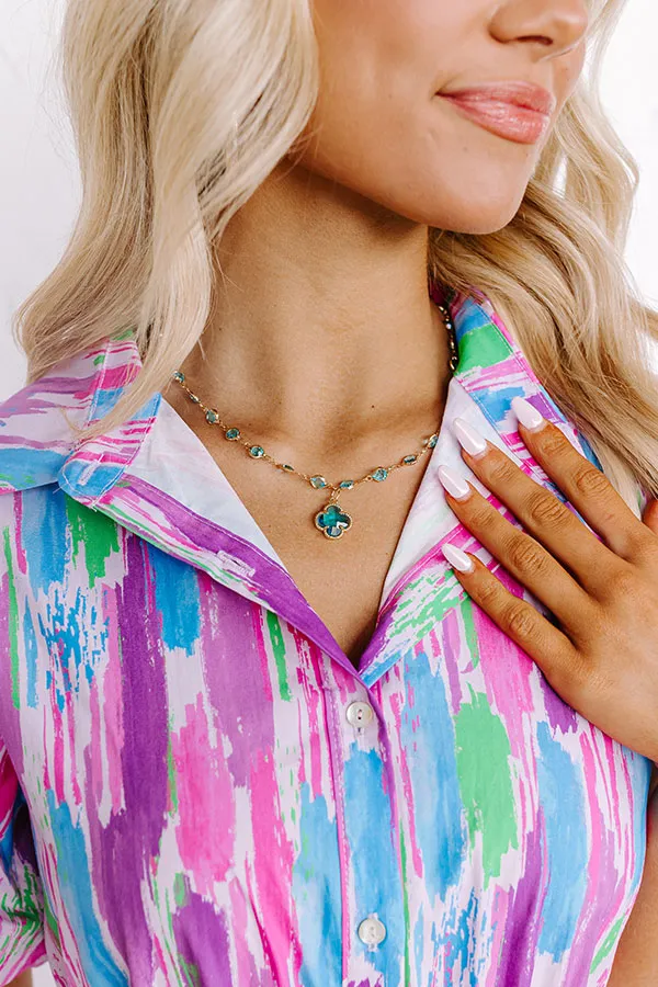 Charming Smile Necklace in Blue sold by Impressions product image thumbnail 2