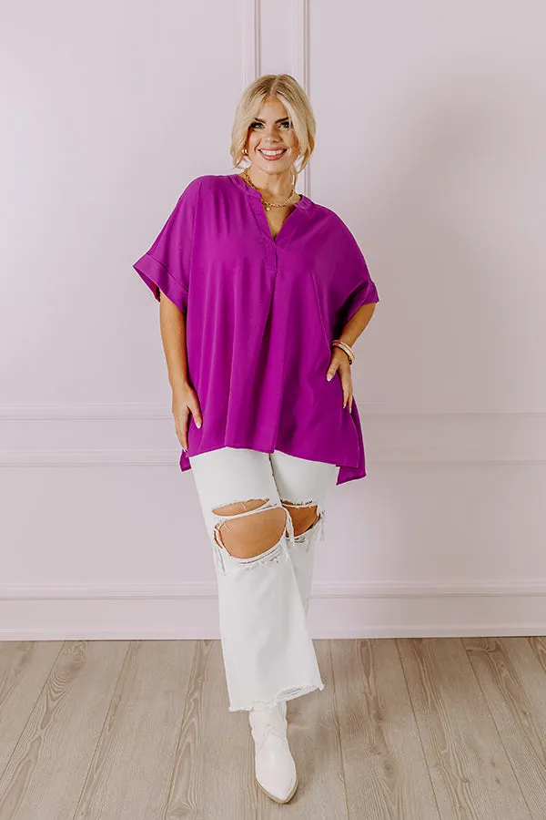 City Escape Shift Top in Orchid Curves sold by Impressions product image thumbnail 3