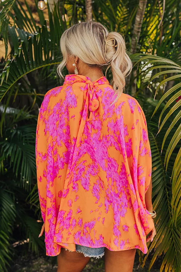 Vibrant Vibes Top In Orange sold by Impressions product image thumbnail 3