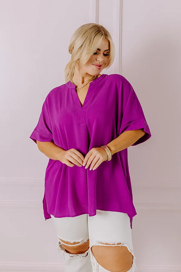 City Escape Shift Top in Orchid Curves sold by Impressions product image thumbnail 4