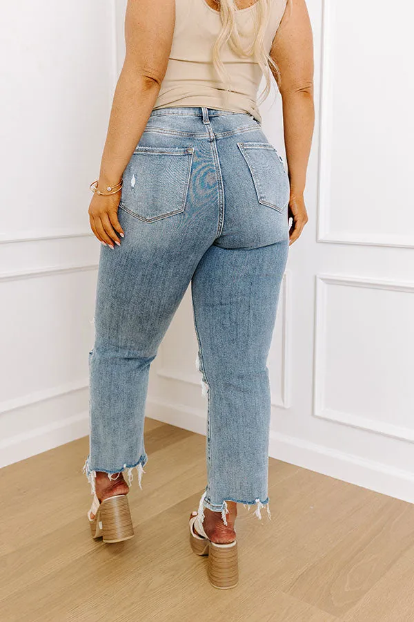 Lovervet Callie High Waist Distressed Ankle Flare Curves sold by Impressions product image thumbnail 4
