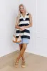 Nautical Charm Mini Dress in Navy sold by Impressions