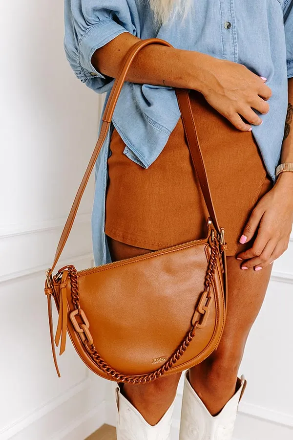 Uptown Allure Faux Leather Crossbody In Brown sold by Impressions product image thumbnail 2