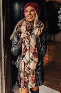Ski Village Blanket Scarf sold by Impressions