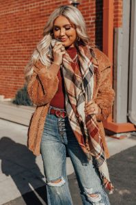 Ski Village Blanket Scarf sold by Impressions