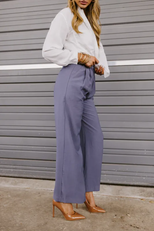 The Donatella High Waist Trousers In Riverside sold by Impressions